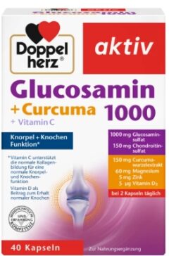 Doppel herz Glucosamin+Curcma 1000