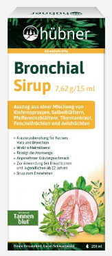 Huebner Bronchial Sirup Tannen blut 250ml